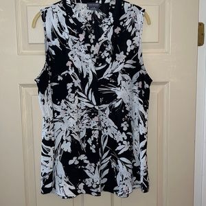 Van Heusen Sheer Sleeveless Blouse